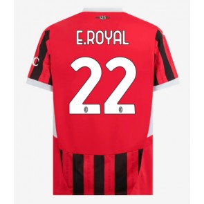 AC Milan Emerson Royal #22 Replika Hjemmebanetrøje 2024-25 Kortærmet